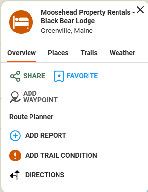 Moosehead Property Rentals - Black Bear Lodge